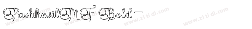 PashkevilMF Bold字体转换
